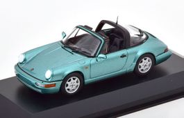 Porsche 911 / 964 Targa 1989-1994 türkis met.    1:43