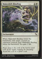 TCG Magic The Gathering MTG UK MKM 023 Makeshift Binding