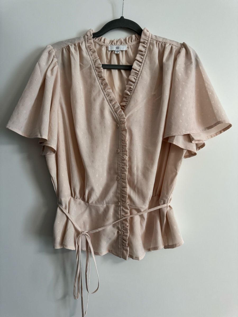 La Redoute Camicette: Kurzarmige Bluse in Rosa von La Redoute – Usato da Sulgen venduto da a_fonsi