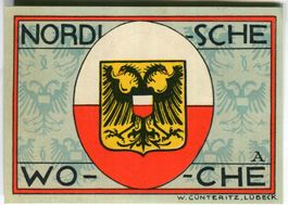 Notgeld "50 Pfennig. Lübeck 1921"