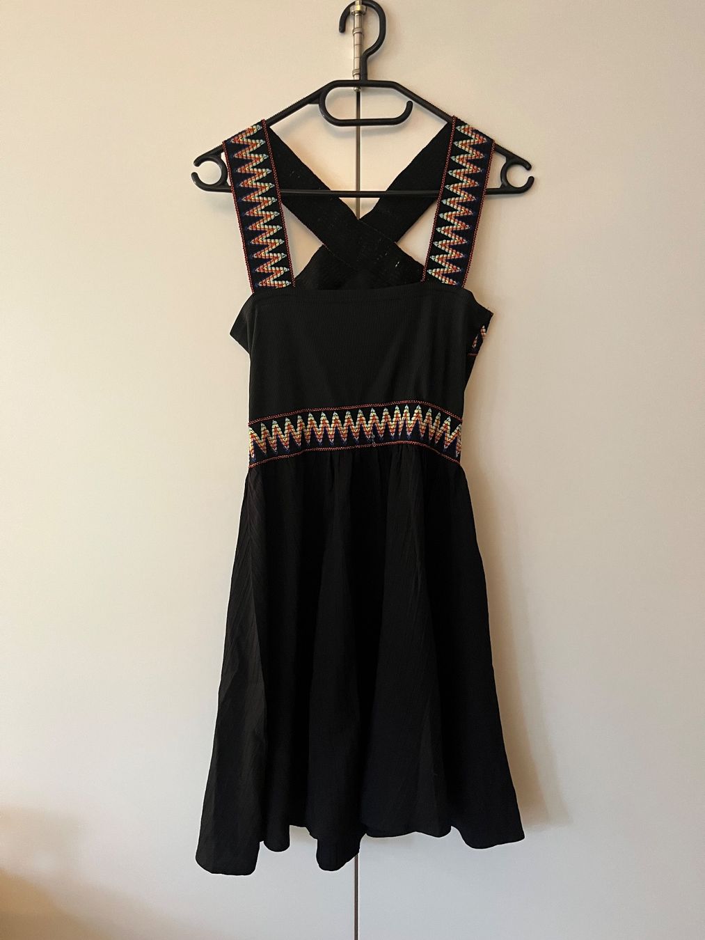 Vestiti: Boho Kleid Ethno schwarz A-Linie Stretch No Name – Usato da Gümligen venduto da blackberrys 3