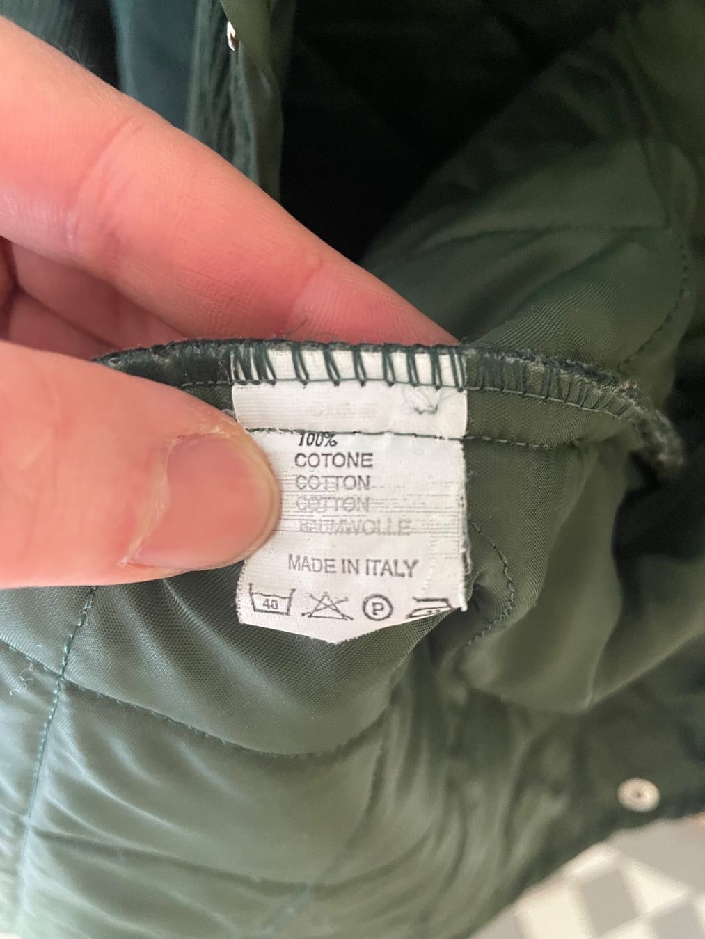 Giacche: Veste Corduroy Verte Olive – Usato da Lausanne venduto da amaury.h 4