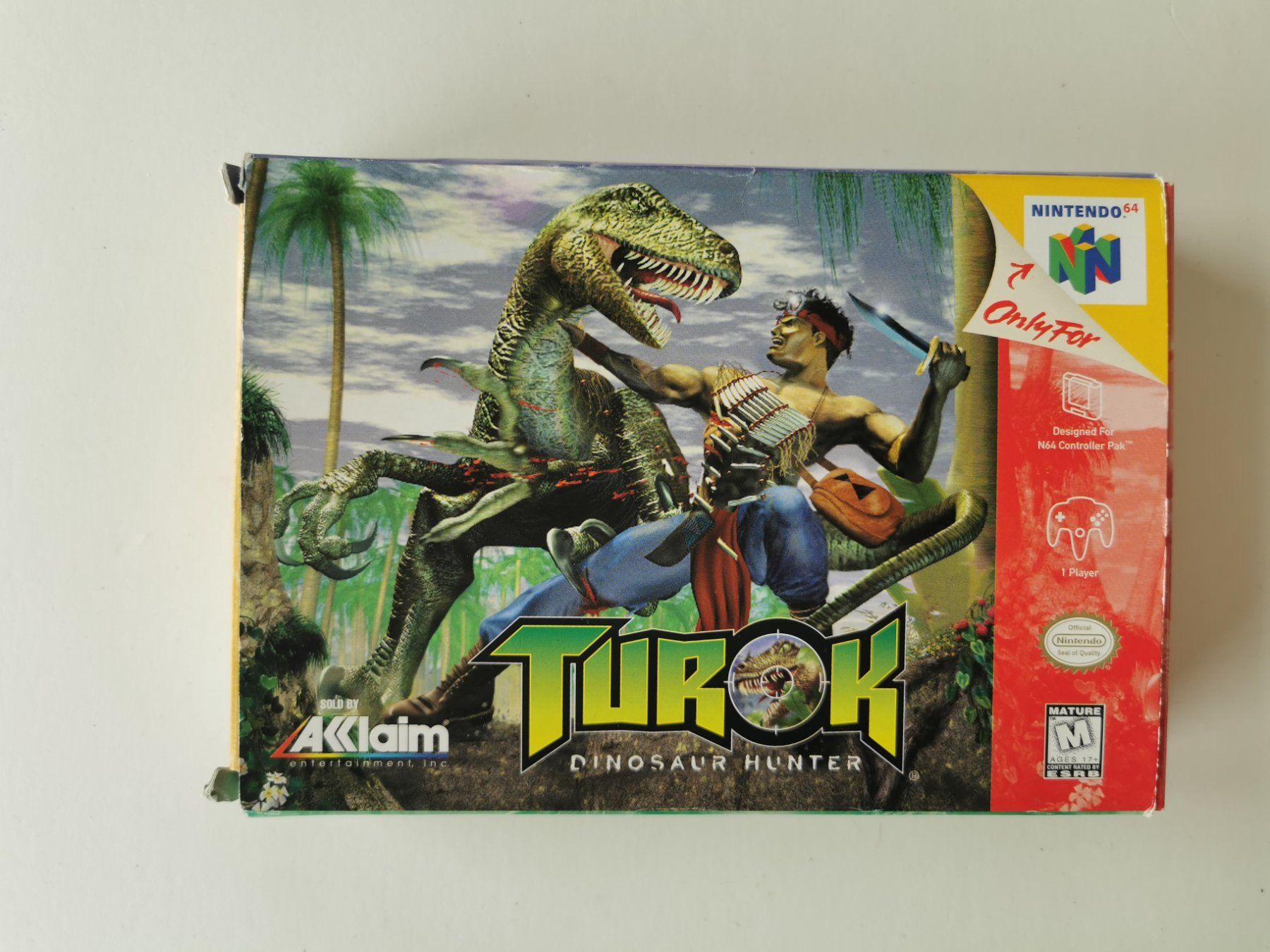 Nintendo Spiele: N64 - Turok Dinosaur Hunter OVP – Gebraucht aus Lenzburg von