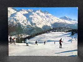St. Moritz, Standard Run mit Piz Rosatsch und Corvatsch