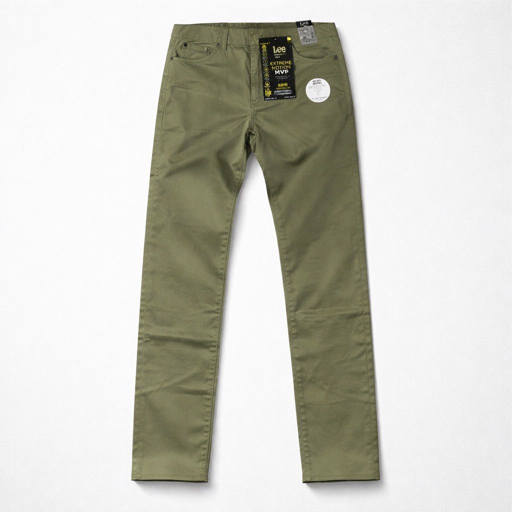 Lee Pantaloni: Pantalon Lee vert olive Slim – Nuovo e nell'imballaggio originale da Vuisternens-Romont venduto da gol_xp6p 1