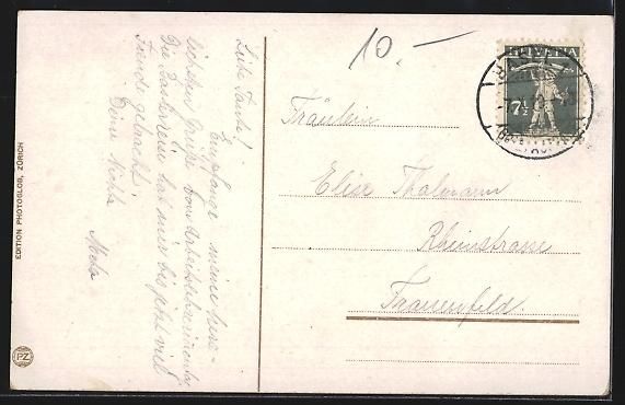 Cartes postales: AK Basel, Mittlere Rheinbrücke, 1919 – D'occasion à Berlin par bartko-reher 1