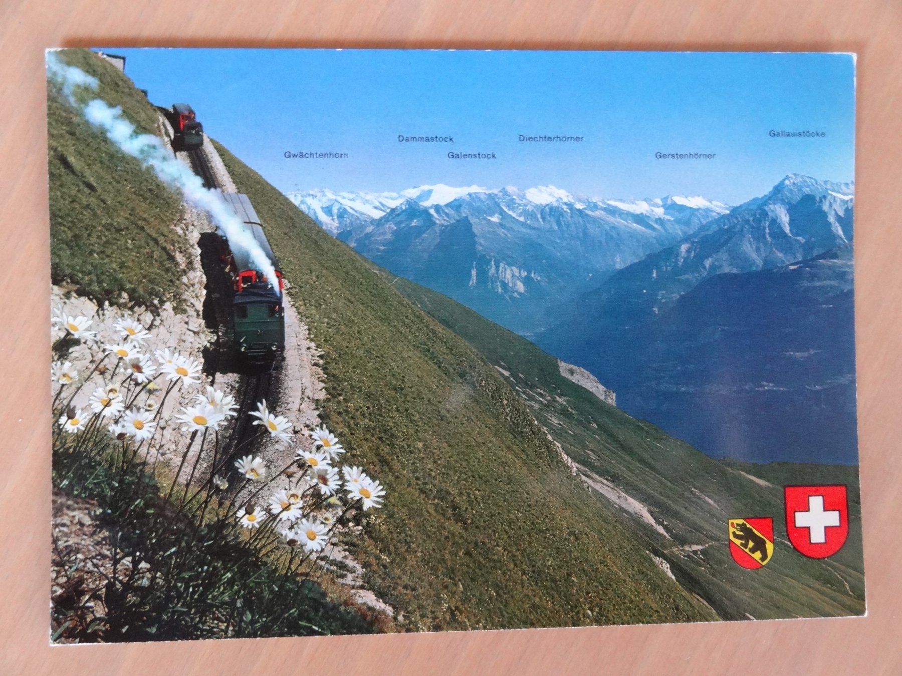 Cartoline postali: Brienz - Rothorn-Bahn - 1991 – Usato da St Léonard venduto da Riglin