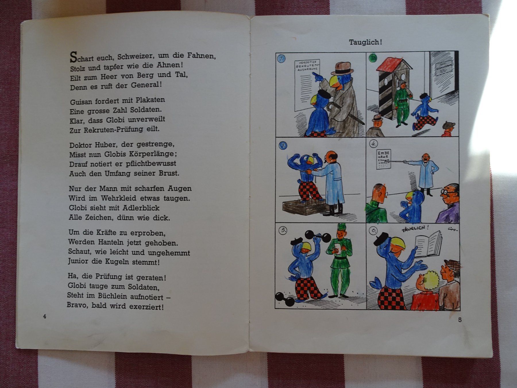 Fumetti: Globi wird Soldat - 6. Auflage von 1968 - G809 – Usato da Küssnacht am Rigi venduto da Bookslove 2