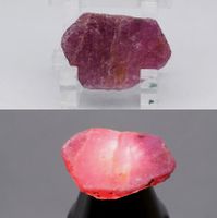 14.46ct Natur Rubin Roh aus Mosambik Violett Edelstein