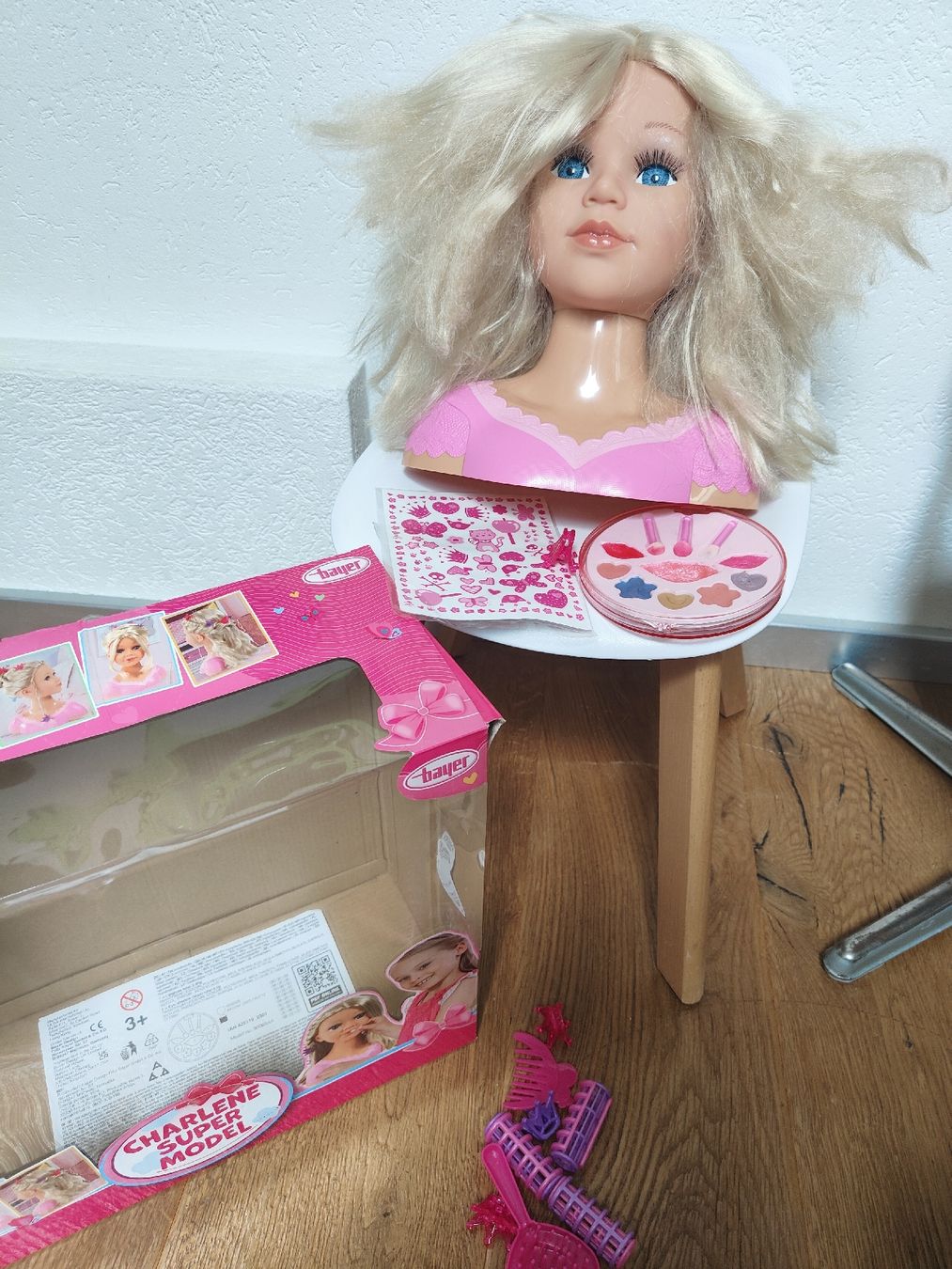 Bambole: Tête à coiffer Charlene Super Model 27 cm – Usato da fribourg venduto da pegalex 1