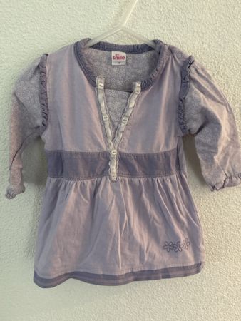 Mädchen Kleid Gr. 68 von Girl Smile, lila