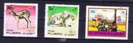 Lot 3 timbres - UAE -  Fujeira - 1971 - Obl.