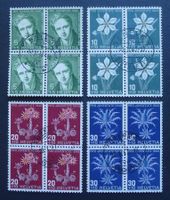 PJ 1946 Viererblöcke J117-J120 gestempelt, Kat: 80.-