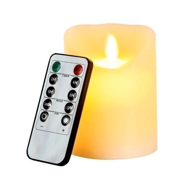 Candele: Echtwachskerze mit tanzender Flamme LED – Nuovo e nell'imballaggio originale da Diepoldsau venduto da preisparadies-ch