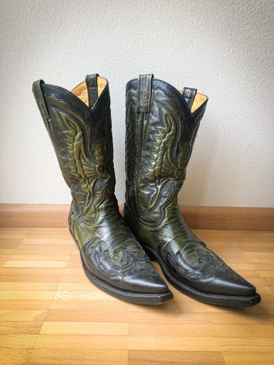 5737 Cowboystiefel Sancho grün