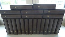1975-2008, einmalige Sammlung NUMISBRIEFE: 22 Alben +SILBER