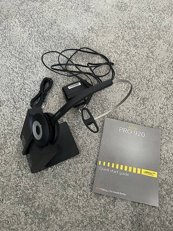 Cuffie: Jabra Pro 920 On-ear headset – Usato da Winterthur venduto da mcMaemi
