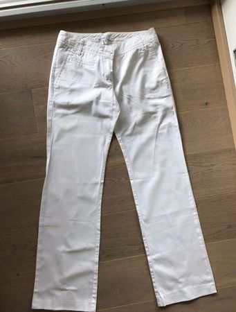 MANGO Hose XS S 32-34 weiss