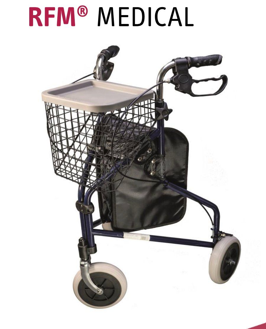 Ausili per la deambulazione: Rollator, 3-Rad – Nuovo e nell'imballaggio originale da Wald ZH venduto da ukulele77 2