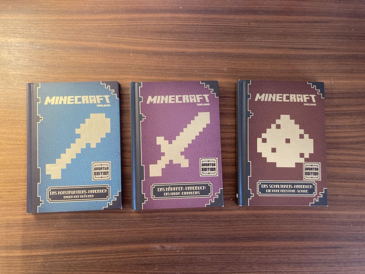Libri: MINECRAFT Bücher Set 3 Stk.  – Usato da Staad SG venduto da sve_qt59