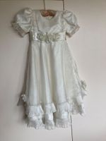 Festliches Mädchenkleid, ecru, Grösse 116