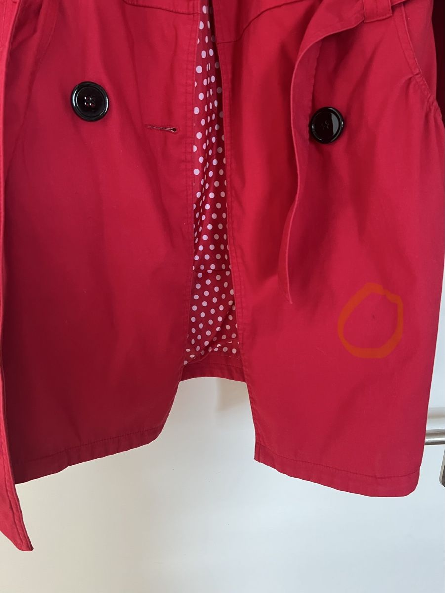 Cappotti: Roter Trenchcoat Gr. XS/S – Usato da Richterswil venduto da and_l726 1