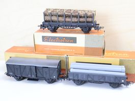 Electrotren 3 x Güterwagen - 1950er Sammlermodelle Rarität