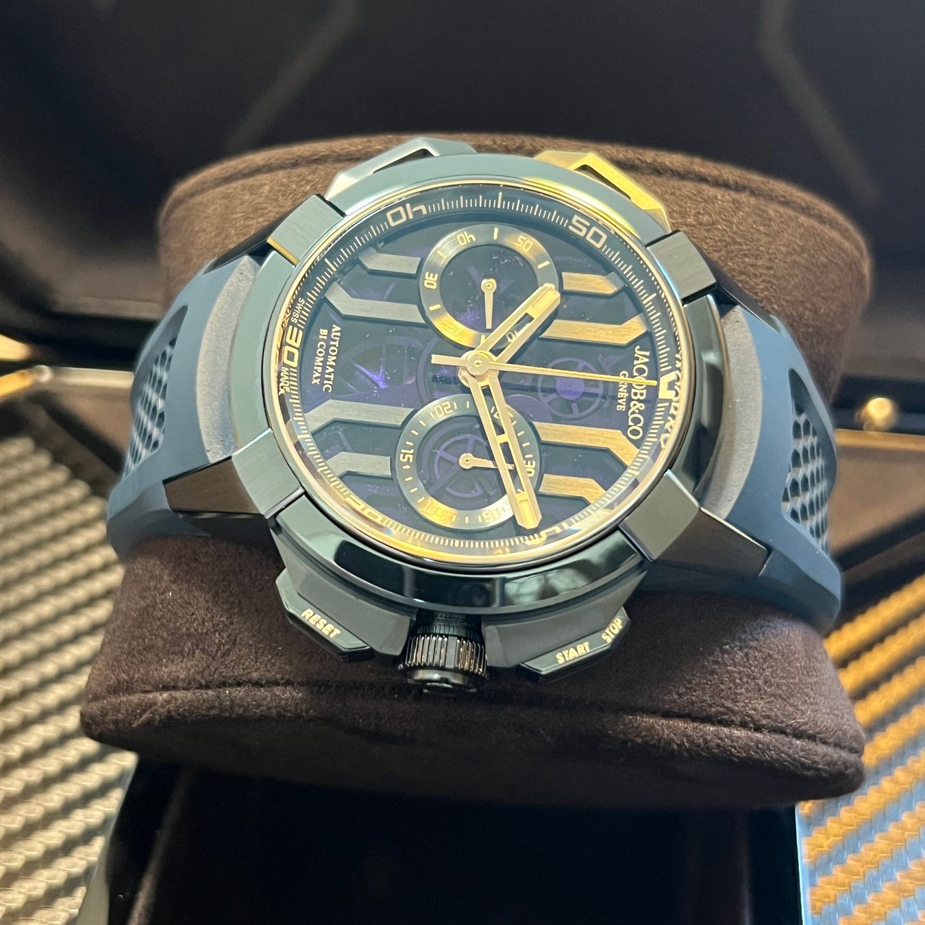 Orologi: FLASH SALE Jacob & Co Epic X Chrono 43mm Full Set – Usato da Carouge GE venduto da Watchaser 6