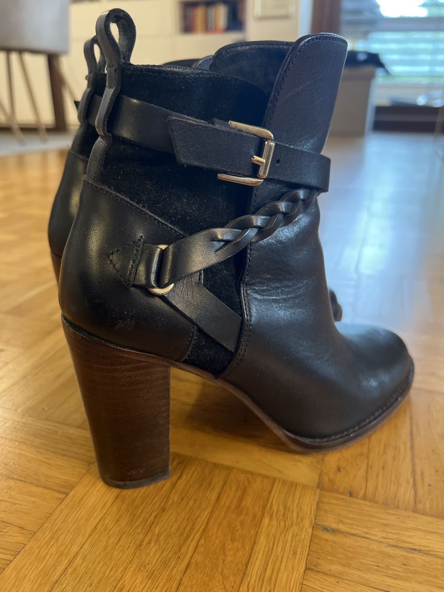 Damenschuhe: Stivaletti neri in pelle 39 – Gebraucht aus Sorengo von LaVale 1