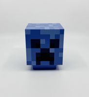 Minecraft blaue Creeper Lampe mit offiziellen Creeper Sound