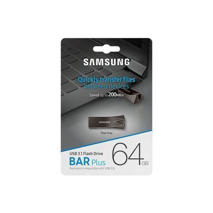 Samsung USB Sticks: Samsung BARPlus 64GB USBStick 3.1 200MBs – Neu und originalverpackt aus Zürich von wearehappy