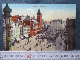 BASEL MARKTPLATZ 1924 MÄRT BELEBT BS AK