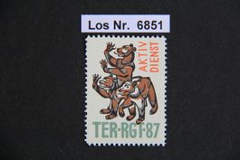 2. Weltkrieg-Marke Territorial - Truppen            Los 6851