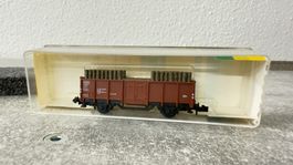 Trix Holz-Güterwagen Spur N in OVP