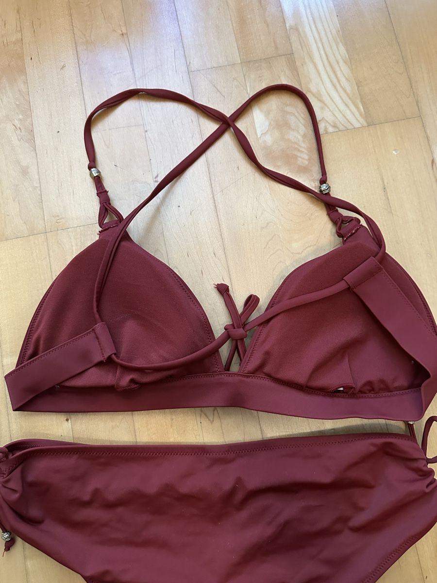 Costumi da bagno & Bikini: Rostroter Triangel Bikini, Gr. C85, Hose Gr. 40 – Nuovo (secondo la descrizione) da Altendorf venduto da Eastwick4 2
