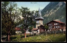 AK Meyringen, Ortspartie mit Kirche