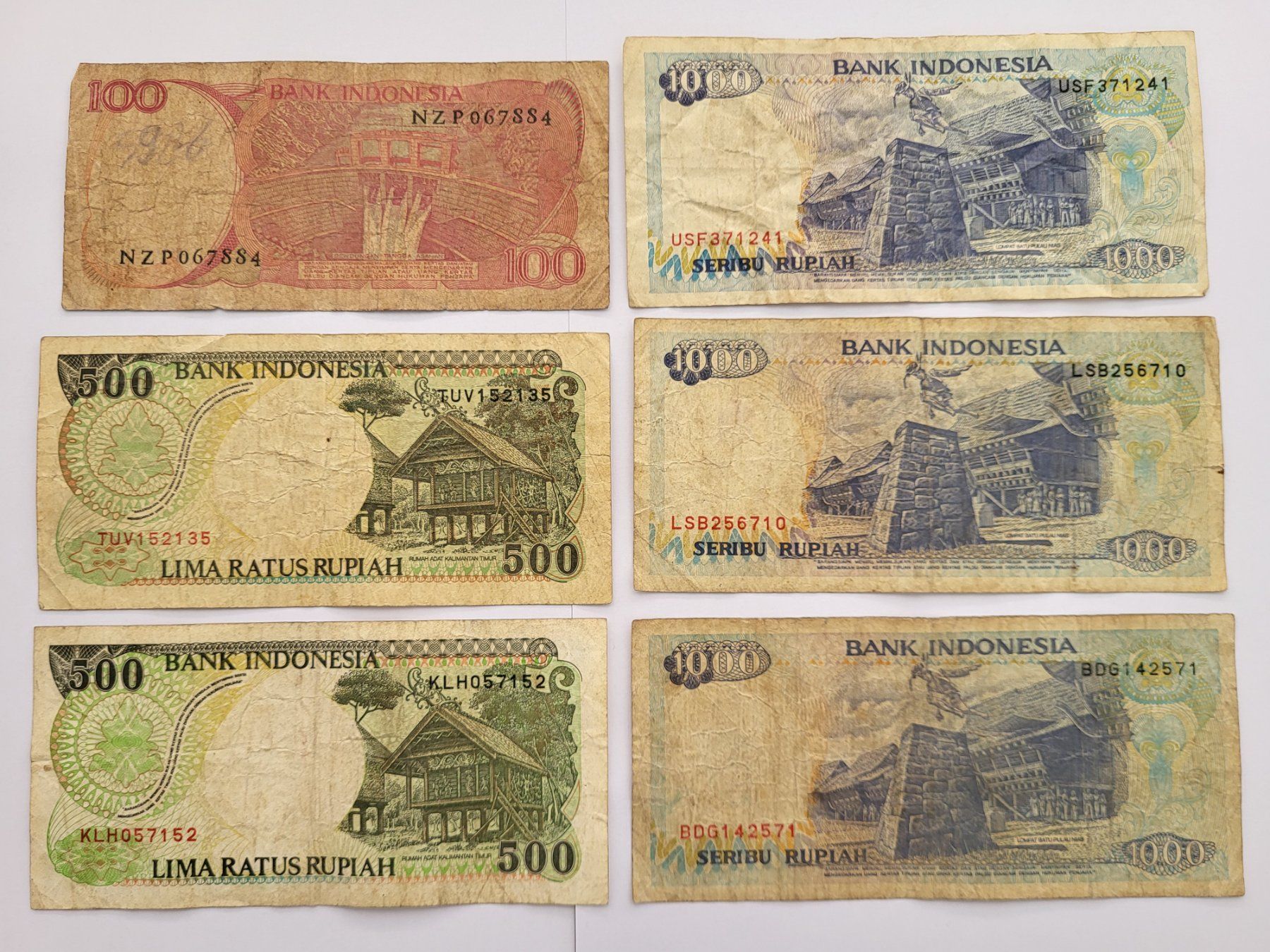 Banconote: Banknoten aus Indonesien – Usato da Pravidondaz venduto da LVtik 2