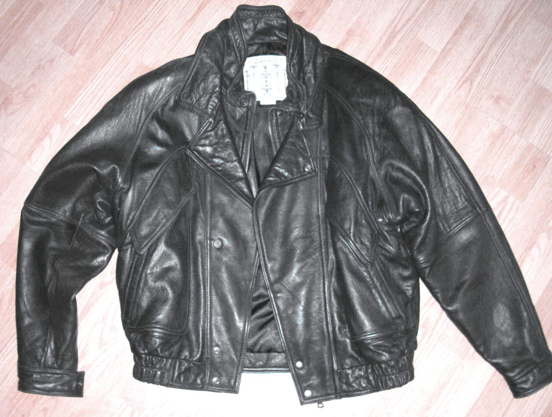Giacche: Herren Lederjacke Schwarz – Usato da Basel venduto da chrisKB 3