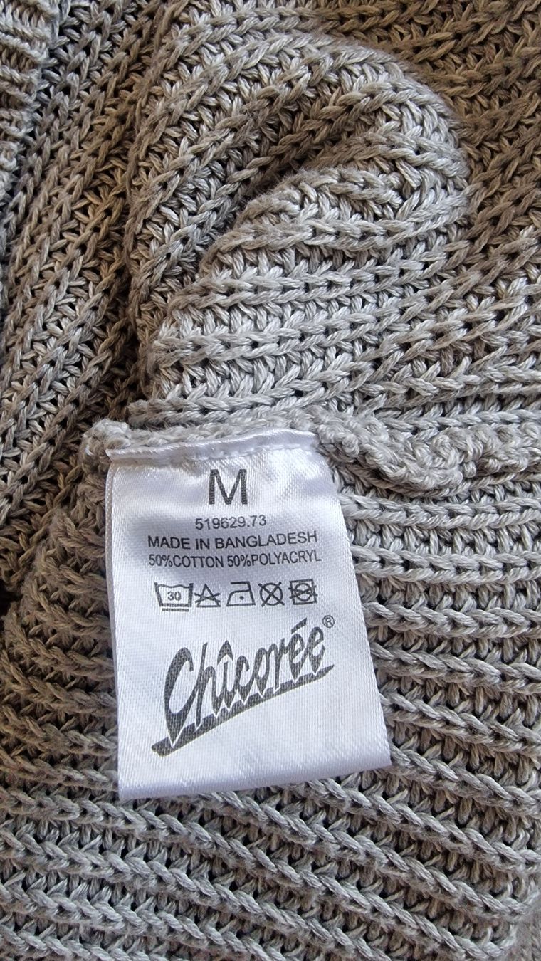 Pulls & Sweat-shirts: Chicorée Grobstrick-Pullover / Longpullover Gr. M Hellgrau – Neuf (Voir description) à Zofingen par stm_dl82 3