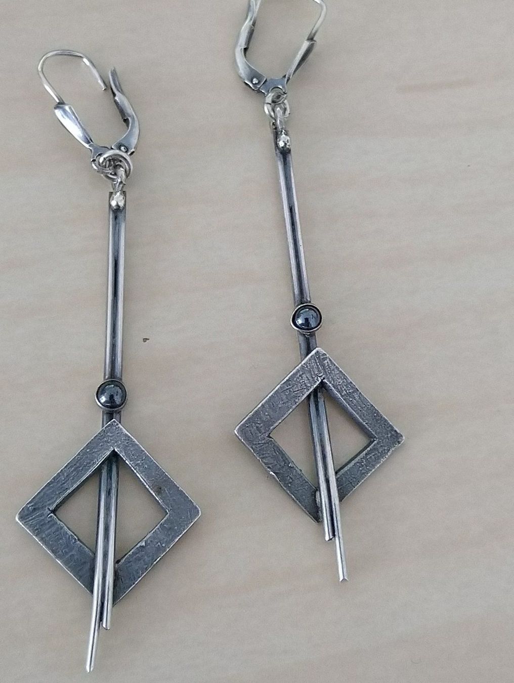 Ohrringe & -stecker: LANGE RETRO OHRRINGE IN 925 SILBER – Gebraucht aus Romanshorn von BoutiqueA 3