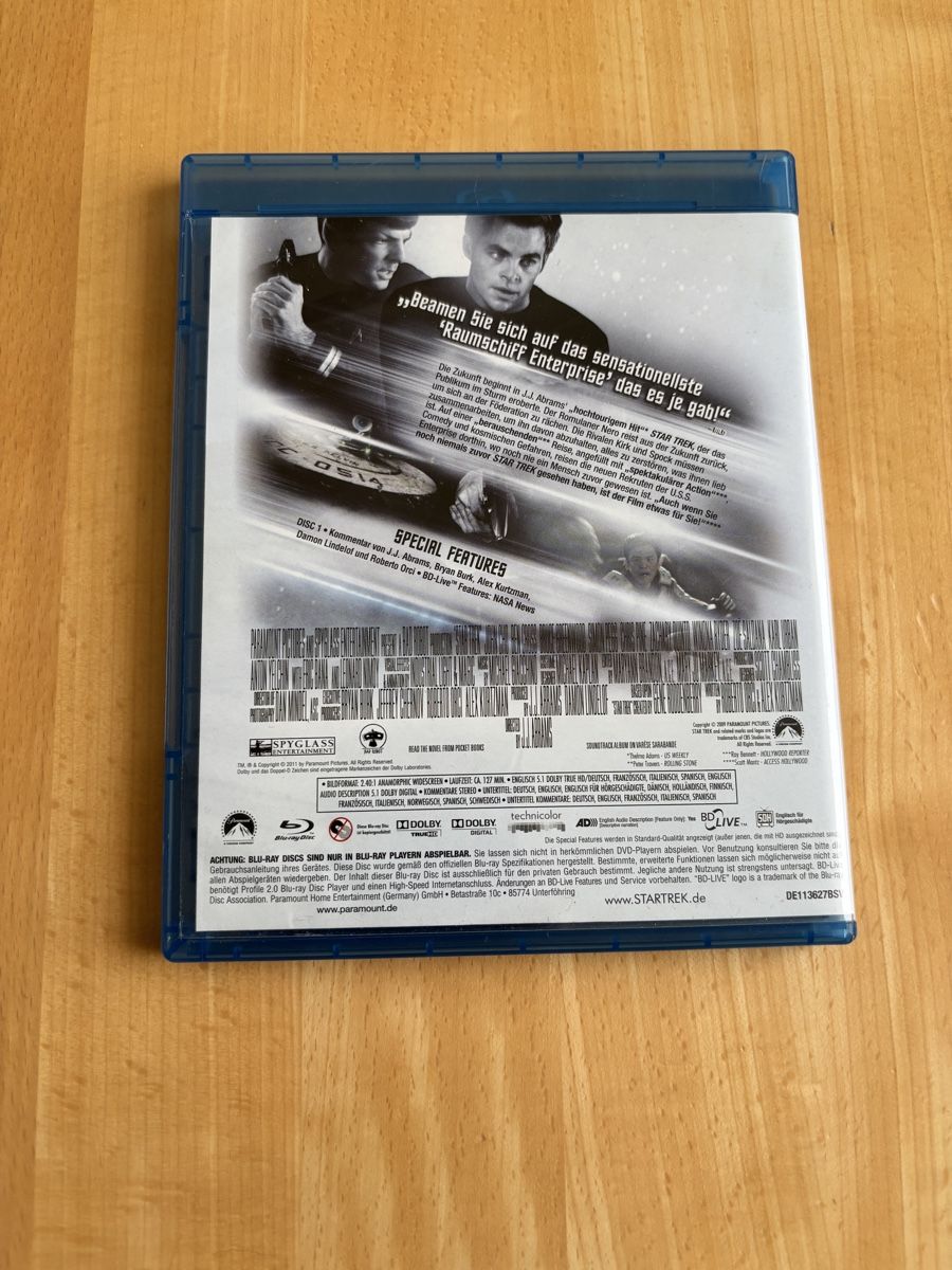 Tutti i DVDs: Star Trek Blu-ray – Usato da Luzern venduto da Armastra 1