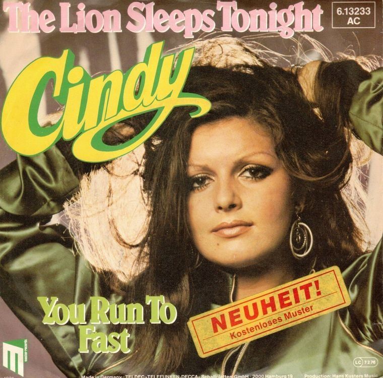 Dischi in vinile: Cindy  --  The lion sleeps tonight  Single7 – Usato da Rheinau venduto da thespecials