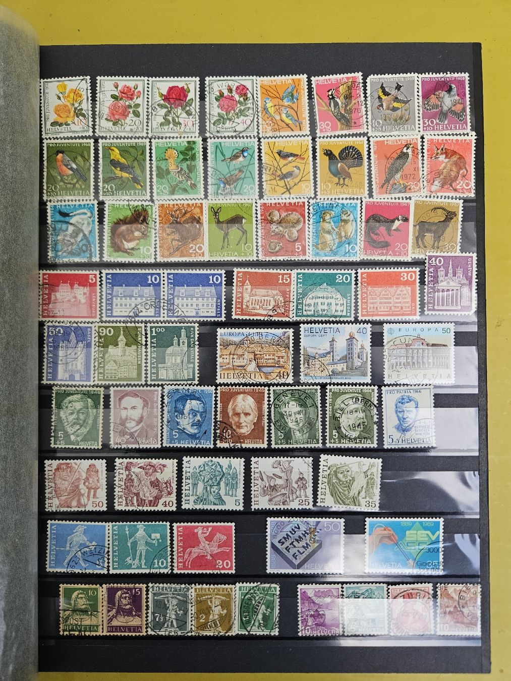 Alle Briefmarken: Collection de timbres anciens. – Gebraucht aus Biel/Bienne von echinops 1