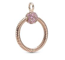 Original Pandora O Pendant Kettenanhänger Pavé Roségold