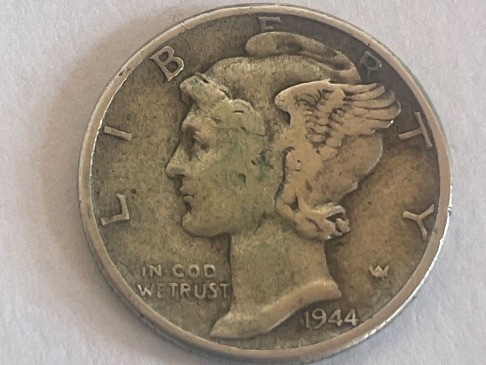 One dîme liberty In God we trust en argent 1944 | Kaufen auf Ricardo
