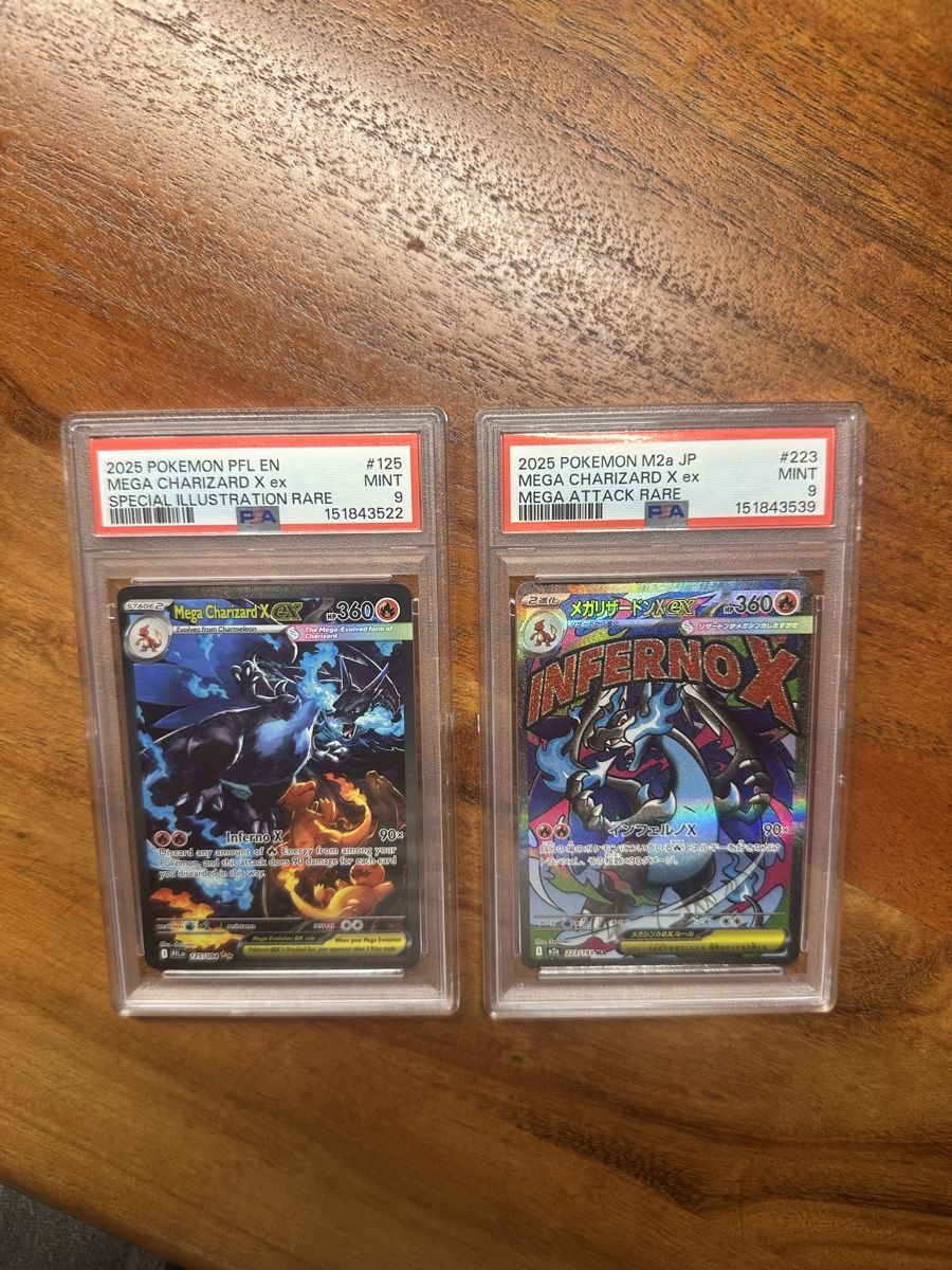 Pokémon Carte collezionabili: Mega Charizard X ex JP & ENG PSA 9! – Nuovo (secondo la descrizione) da Buchs SG venduto da Sometimesyes7