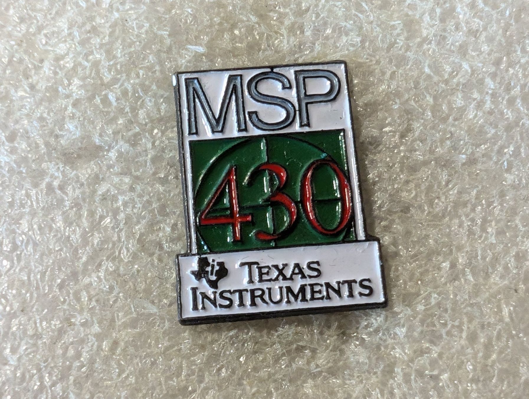 Placchette & Badge: Ansteckpin 158: MSP Texas Instruments – Usato da Oppligen venduto da Pin-Fall-Shop