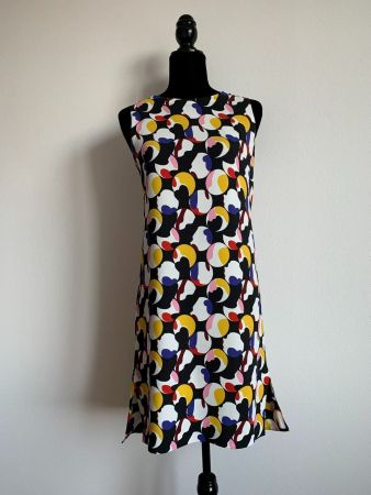 AKRIS: Extravagantes Kleid, multicolor, 38, NP 1290.00