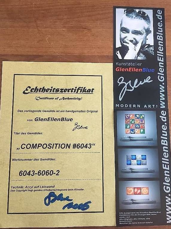 Foto & Immagini: Acrylgemälde COMPOSITION 6043 von Glen Ellen Blue – Usato da Biel/Bienne venduto da Monolith3 3