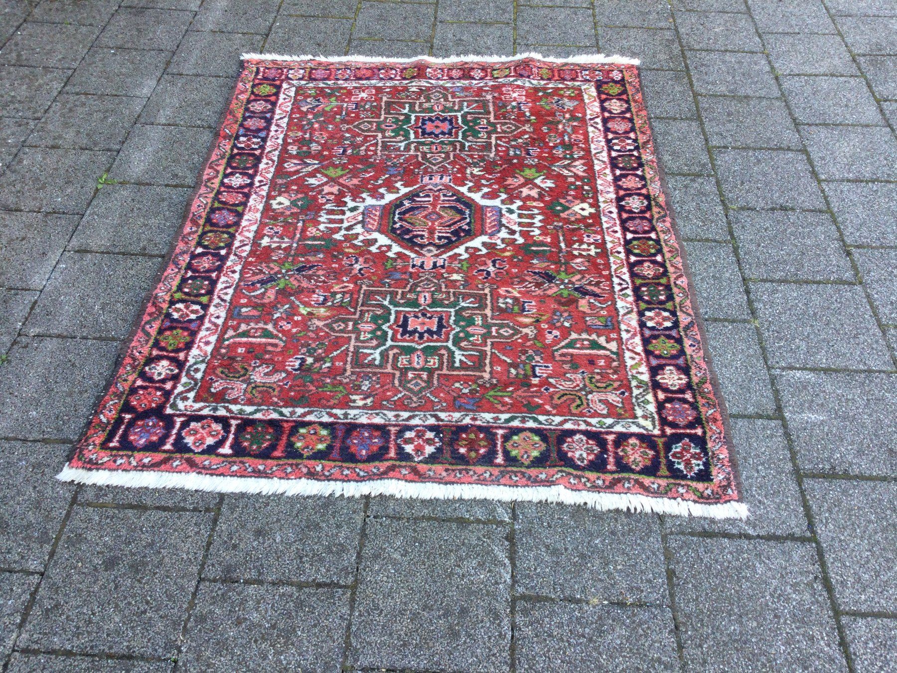 Tappeti: Gebrauchter grösserer Heriz Orientteppich Iran – Usato da Wangen SZ venduto da kuriosum12 4